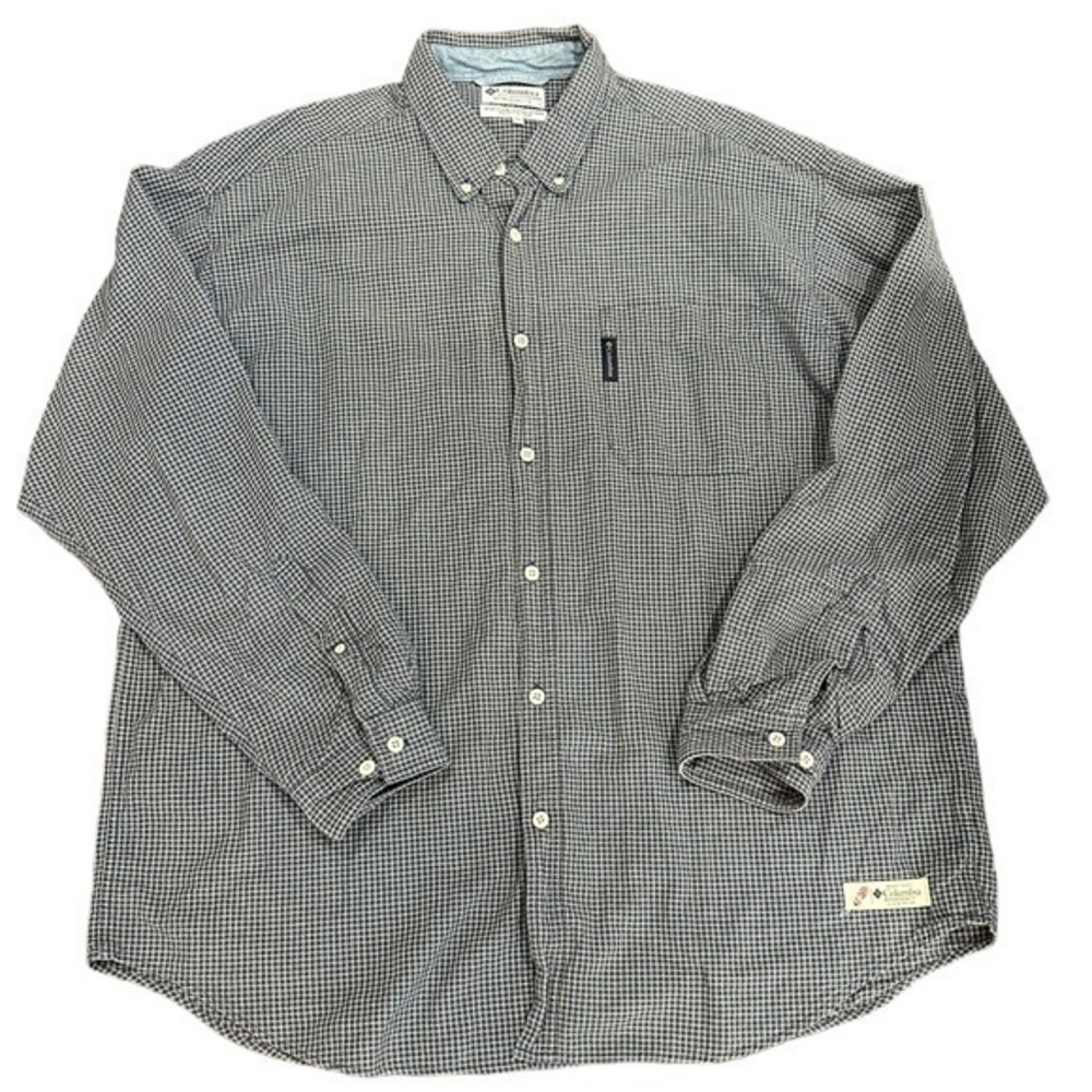 Men’s Columbia Button Down Shirt - Size 2XL - Size XXL - 100% Cotton